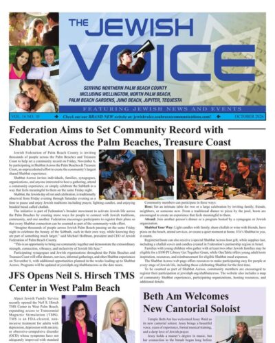The Jewish Voice October 2026 cover